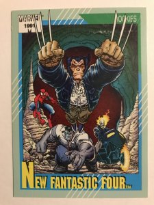 NEW FANTASTIC FOUR #149 Marvel Universe 1991 Series 2 card; Impel, NM/M, Rookie