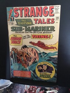 Strange Tales #125 (1964) High-Grade Thing, Torch vs. Namor! Oregon search! VF+