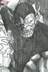 Fantastic Four #5 1:100 Ross Super Skrull Virgin Sketch Variant Marvel EB108