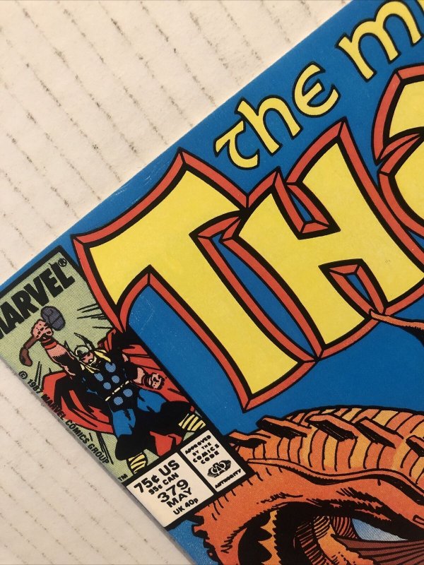 Thor #379 Fin Fang Foom Cover