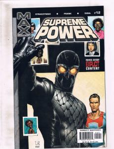 Lot Of 9 Supreme Power Marvel MAX Comic Books # 8 9 11 12 13 16 17 18 N-Hawk RC6