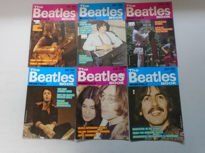 The Beatles Book Monthly magazine lot 12 different issues (1987-88)