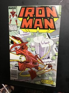 Iron Man #217 (1987) high-grade new costume issue! NM- wow!