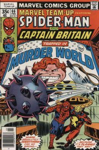 Marvel Team-Up #66 VF ; Marvel | Spider-Man Captain Britain