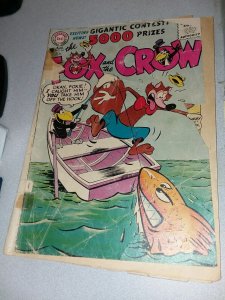 FOX AND THE CROW #34 DC comics 1956 early silver age funny animal cartoon