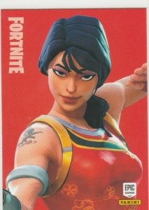 Fortnite Scarlet Defender 137 Uncommon Outfit Panini 2019 trading card series 1