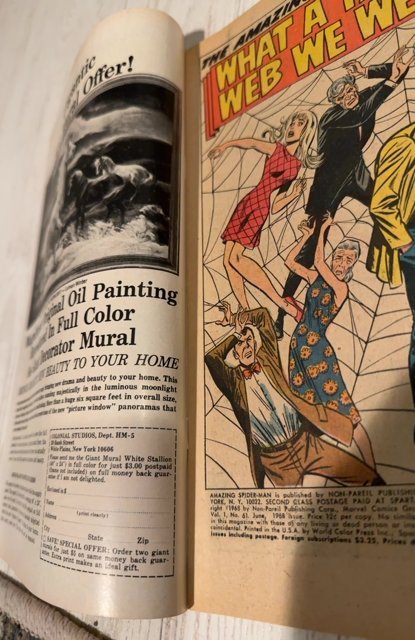 The Amazing Spider-Man #61 (1968) 1st Gwen Stacy Cover