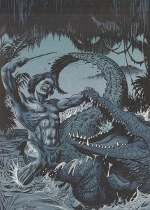 Tarzan(Dark Horse) # 7 Jane struck down by Mutated Ape !