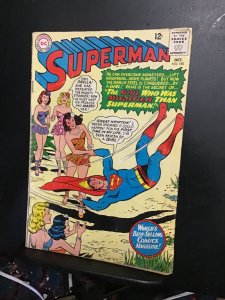 Superman #180  (1965) affordable grade Earl stronger than superman! VG+ Wow!