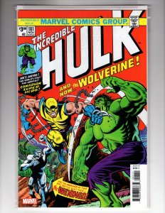 Incredible Hulk #181: Facsimile Edition (2019) 1st App WOLVERINE!  / ID#NN