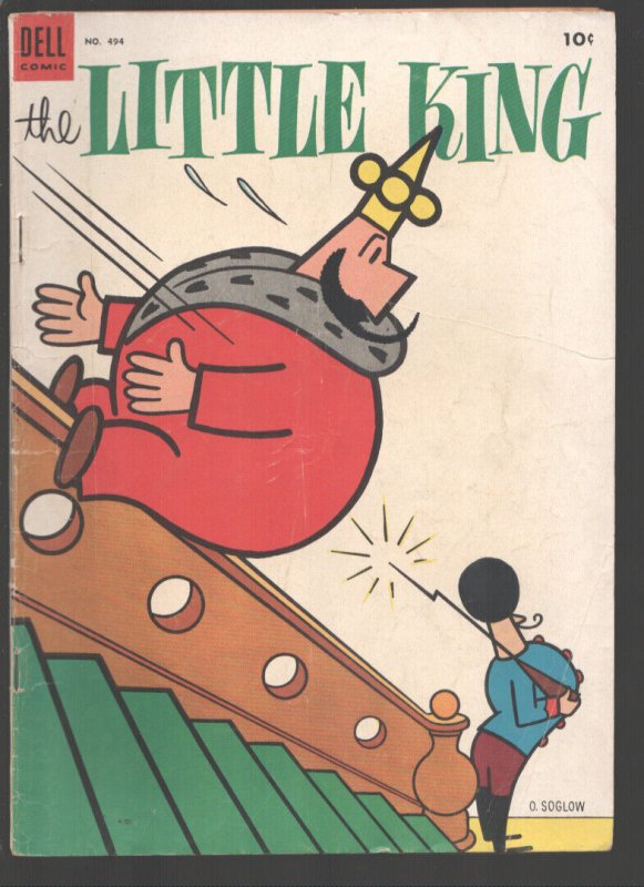 The Little King-Four Color Comics #494 1953-Dell-1st issue-Otto Soglow art-ne...