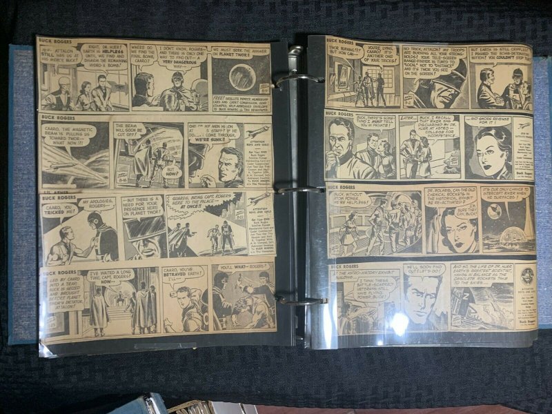 1930's BUCK ROGERS Different Sizes Clipped Daily Strips LOT of 172 FN 6.0