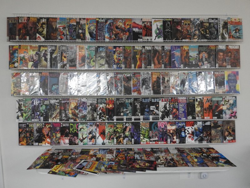 Huge Lot 160+ Comics W/ Punisher, Preacher, Black Panther, +More! Avg VF- Cond!