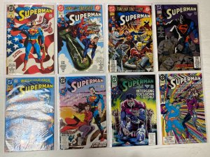 Superman lot #53-110 + 3 ANN (2nd series) 48 diff avg 7.0 (1991-96)