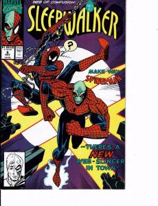 Lot Of 2 Comic Books Marvel Sleepwalker #6 and Vemon #3   0N8