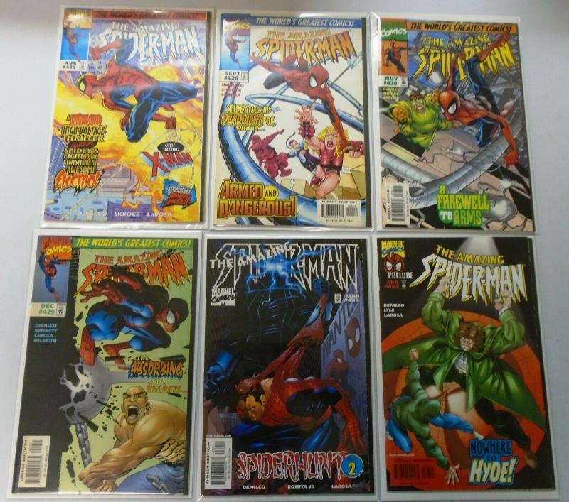 Amazing Spider-Man Comics Lot From:#401-433, 22 Different Avg 8.0/VF (1995-1998)