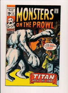 MARVEL MONSTERS ON THE PROWL #11 A TITAN Walks the Land FINE/VERY FINE (SRU645)