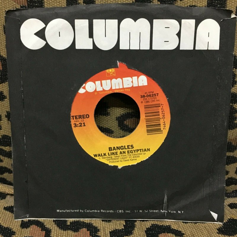 21 Columbia 45s - Chicago, Streisand, Joel, Bangles, Willie Nelson, MORE! G Cond