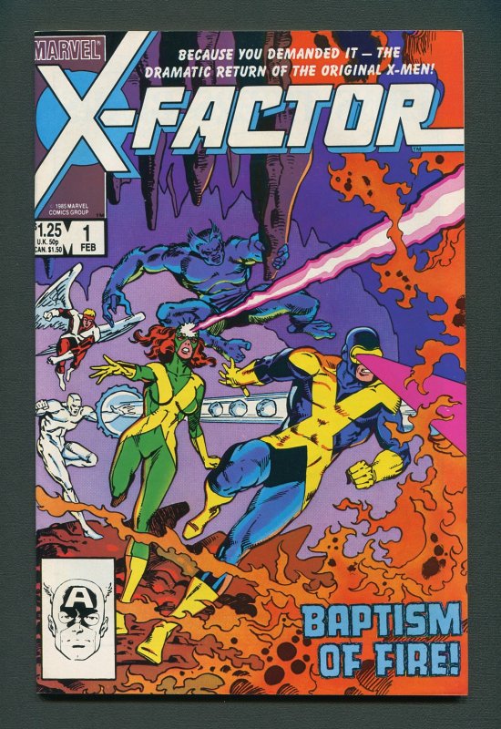 X-Factor #1  / 9.0 VFN/NM - 9.2 NM-  February 1986