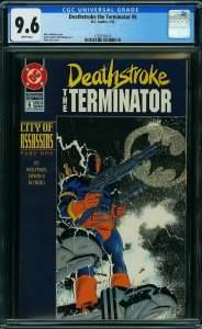 Deathstroke the Terminator #6 (1992) CGC 9.6 NM+