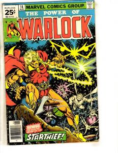 Power Of Warlock # 14 FN/VF Marvel Comic Book Avengers Thanos Iron Man Hulk JL9