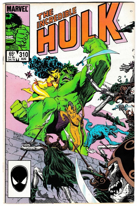 The Incredible Hulk #310 (Marvel, 1985) FN-