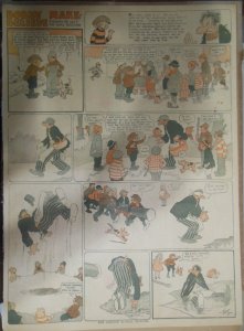 Bobby Make Believe by Frank King 3/11/1917 Full Size ! Very Rare Fantasy Strip