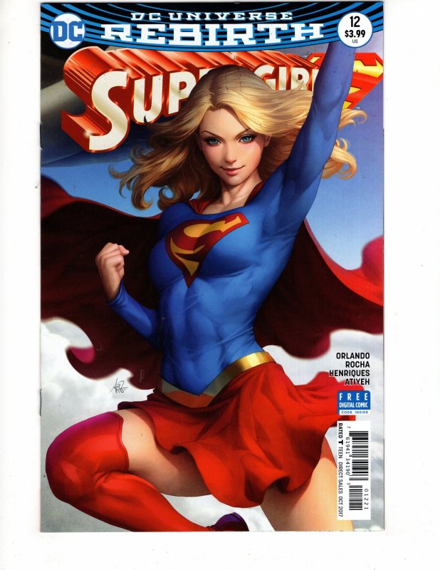 Supergirl #17 (2017) Stanley 'Artgerm' Lau Variant Cover / ID#131