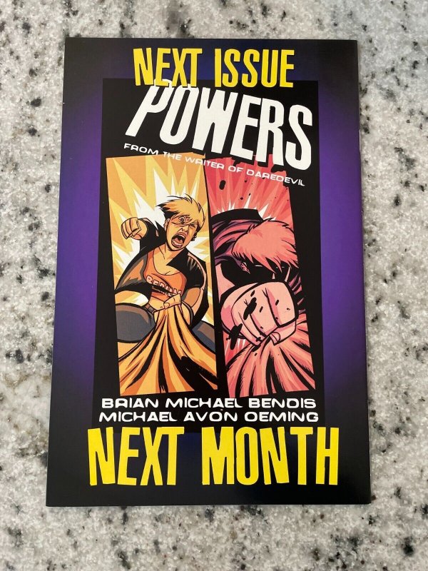 Powers Vol. # 2 # 2 NM 1st Print Marvel Icon Comic Book Bendis & Oeming 17 J821
