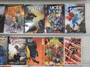 Huge Lot 36 TPB's W/ Green Arrow, Superman,  Batman+ Avg Fine+ Condition!