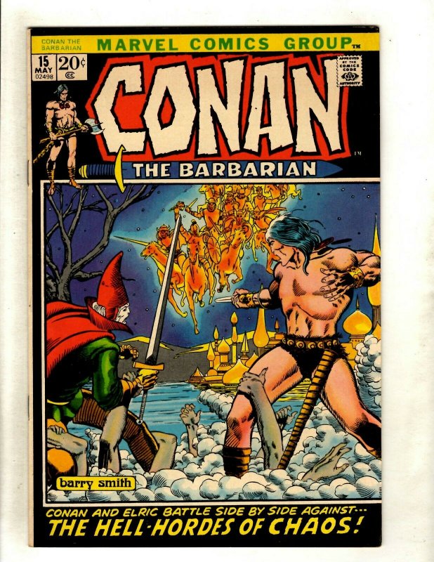 Conan The Barbarian # 15 VF/NM Marvel Comic Book Elric Red Sonja Kull King RS2