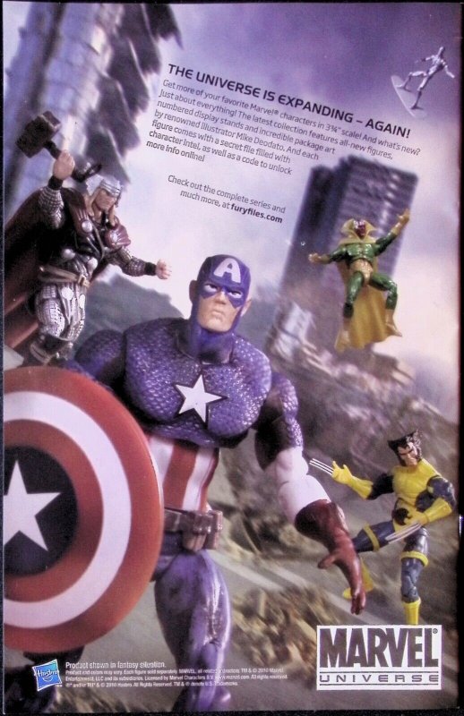 THE NEW AVENGERS Comic Issue 8 -- Hasbro Toys Reprint Edition -- 2010 Marvel VG