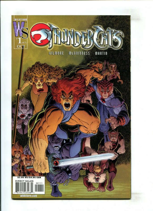 THUNDERCATS # 1- ART ADAMS COVER (9.2) 2002