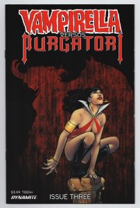 Vampirella vs Purgatori #3 Sarraseca Premium FOC Variant (Dynamite, 2021) FN/VF 