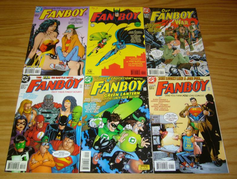 Sergio Aragones' Fanboy #1-6 VF/NM complete series 1999 DC COMICS mark evanier