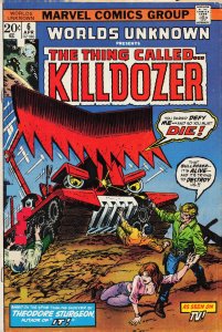 Worlds Unknown #6 (1974) Killdozer
