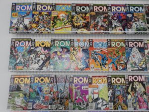 Rom 1-75 Complete Set W/ Annuals 1-4!! Avg FN Condition!