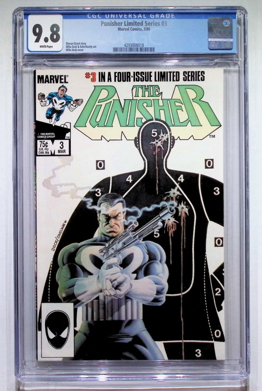 The Punisher #3 (1986) Punisher CGC 9.8