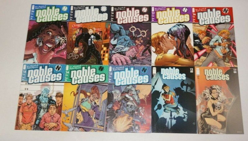 Noble Causes #1-40 VF/NM complete series - jay faerber with kirkman's invincible