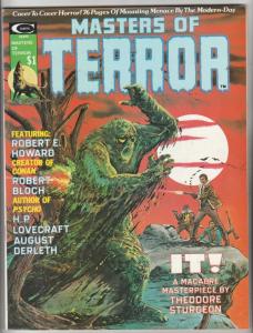 Masters of Terror, the  Magazine #1 (Jul-75) VF/NM High-Grade 