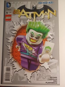 Batman #36 NM- New 52 Joker Lego Cover DC Comics c212