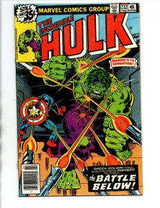 Incredible Hulk #232 newsstand - Captain America - 1978 - (-VF)