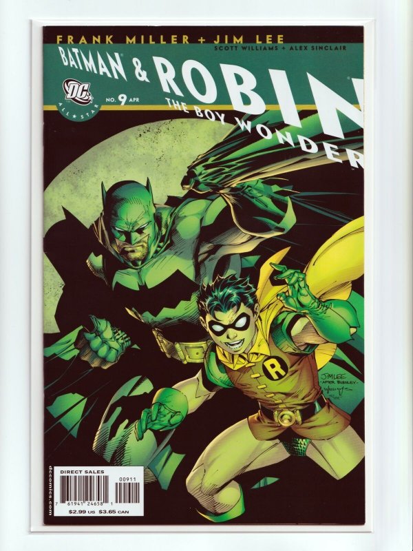 All Star Batman and Robin 1 -10 Complete Set Lee Miller DC Comics 2005 Series NM