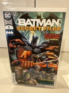 Batman Secret Files #3  2020  9.0 (our highest grade)