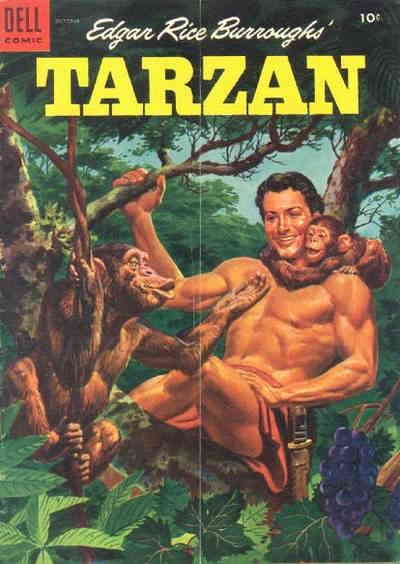 Tarzan (Dell) #61 POOR ; Dell | low grade comic October 1954 Edgar Rice Burrough