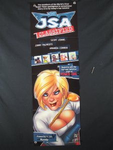 JSA Classified DC Comics Promo Poster 2005 POWER GIRL 34x11 