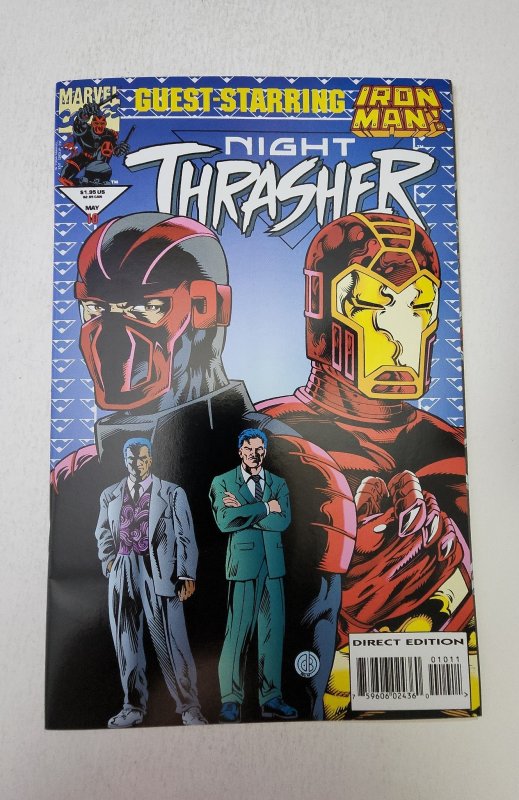 Night Thrasher #10 (1994) w/ insert Venom cards intact