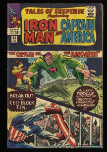 Tales Of Suspense #62 VG+ 4.5 Origin of the Mandarin!