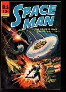 Space Man #7 1964 Dell-Flying saucer cover & story-High grade-12¢ cover price...