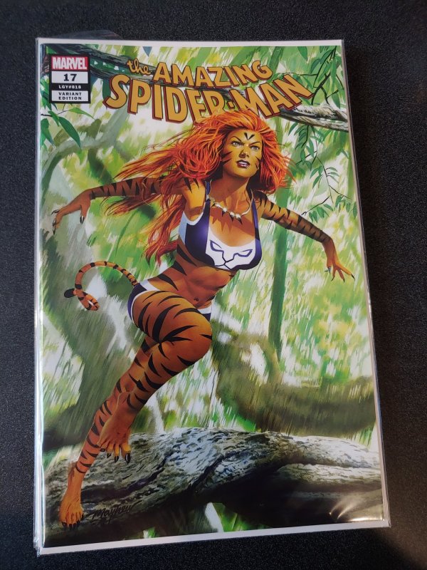 Amazing Spider Man 17 Comicxposure Mike Mayhew Exclusive Comic Books Modern Age Hipcomic